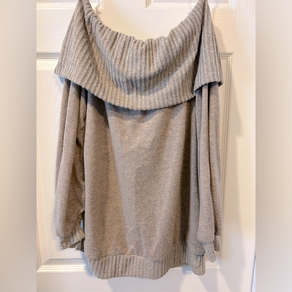 Off the shoulder sweater
